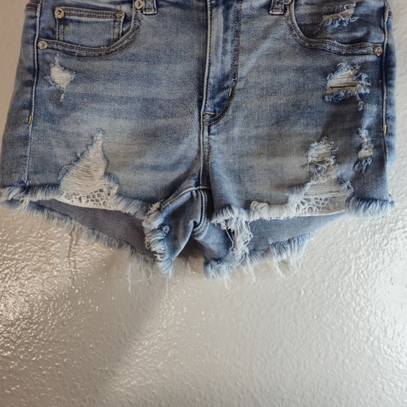 American Eagle Next Level Stretch Hi Rise Shortie With Lace pockets - Picture 6 of 7